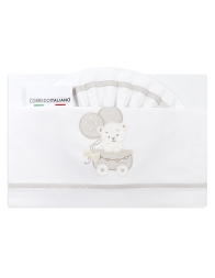 Cot bed sheet set cotton - Dolci Sogni DSL6038