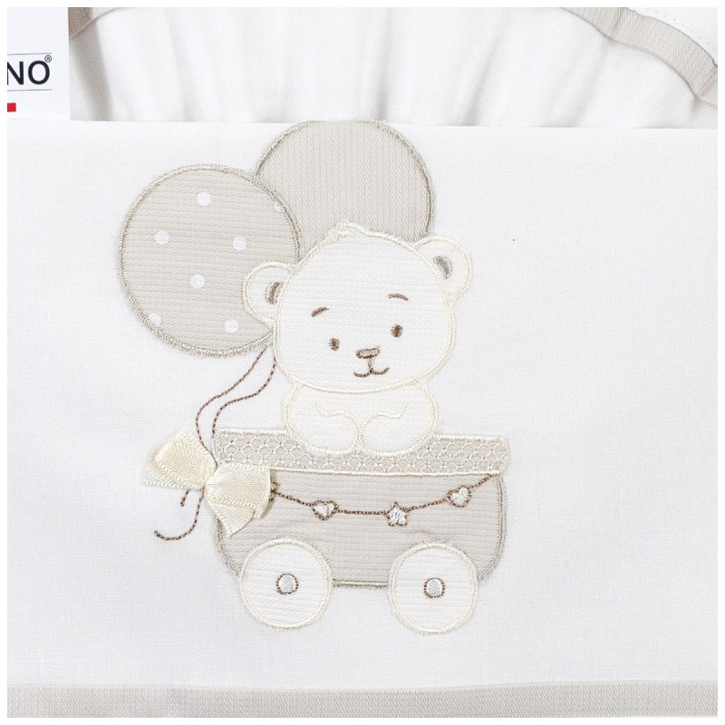 Cot bed sheet set cotton - Dolci...