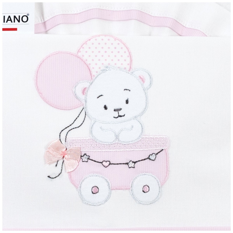 Cot bed sheet set cotton - Dolci...