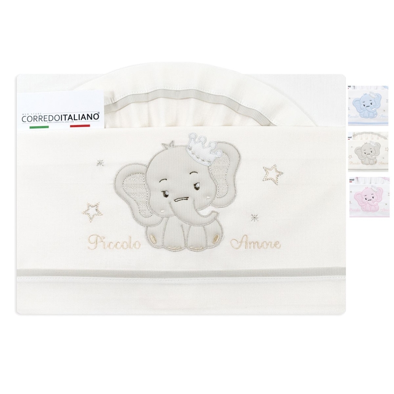 Cradle Pram sheet set cotton - Dolci Sogni DSLC6017