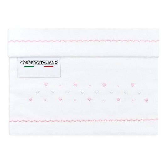 Cradle sheet set embroidered by hand LC45243RR 2