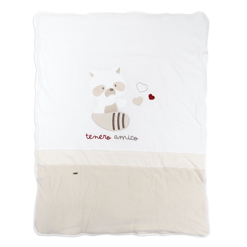 Sweet friend - Cuddly Chenille Blanket for Cradle Mio Piccolo MPC378C