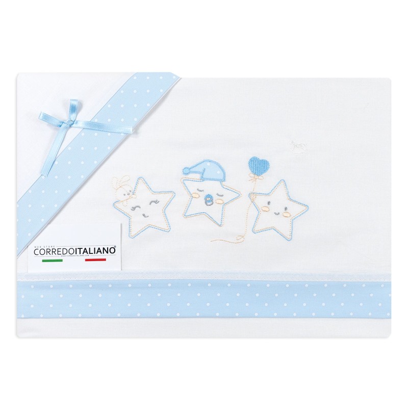Set lenzuola culletta e carrozzina Mio Piccolo LC13311