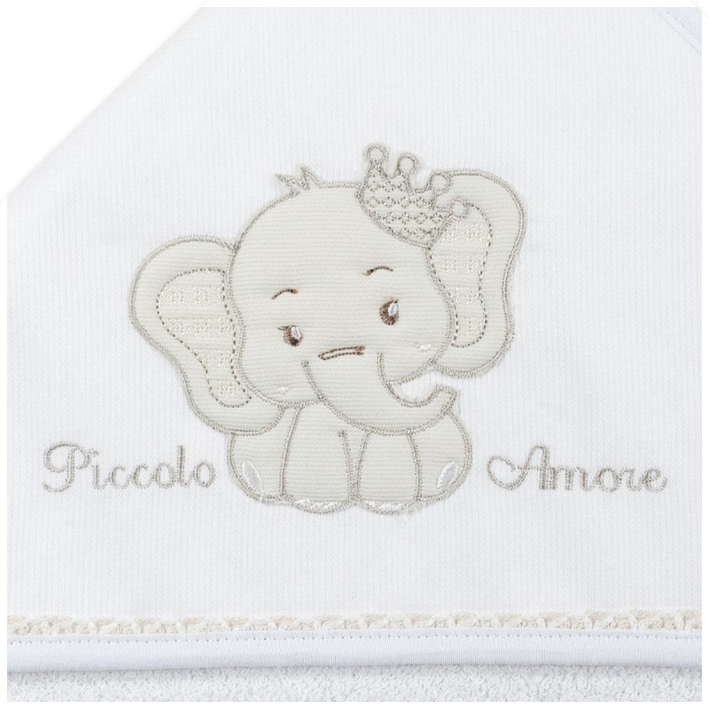 Accappatoio triangolo in spugna - Elefantino | Corredoitaliano