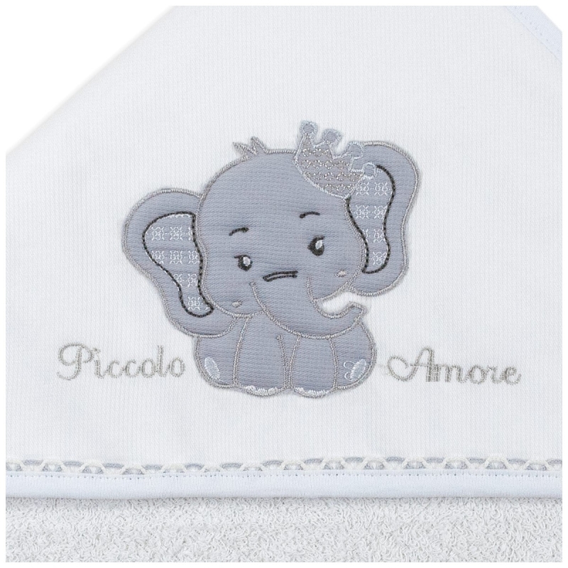 Accappatoio triangolo in spugna - Elefantino | Corredoitaliano