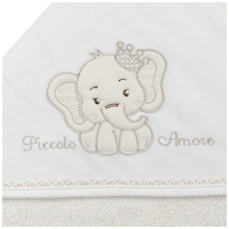 Triangular Terry Bathrobe - Elephant | Corredoitaliano