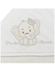 Triangular Terry Bathrobe - Elephant | Corredoitaliano