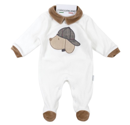 Tutina in ciniglia con colletto - Les Jolies LJ3444PA 2