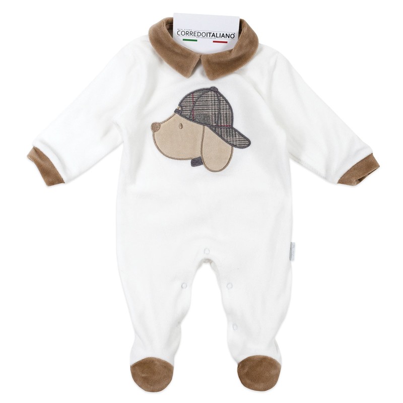 Tutina in ciniglia con colletto - Les Jolies | Corredoitaliano