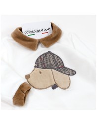 Tutina in ciniglia con colletto - Les Jolies LJ3444PA