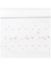 Lenzuolino ricamato a mano culla lettino | Corredo Italiano®