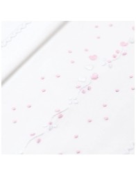 Lenzuolino ricamato a mano culla lettino LL85348RR