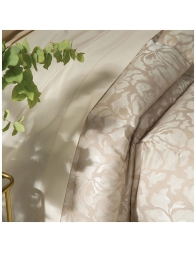 SonnoPiuma - trapunta invernale in piuma d'oca e raso jacquard matrimoniale - Caleffi Home