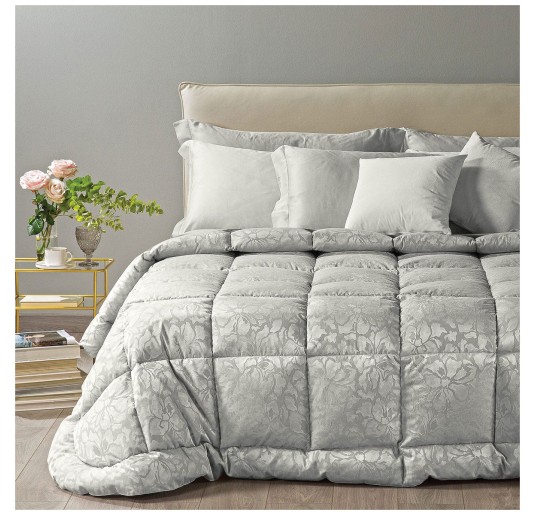 SonnoPiuma – winter goose down quilt in jacquard satin... 2