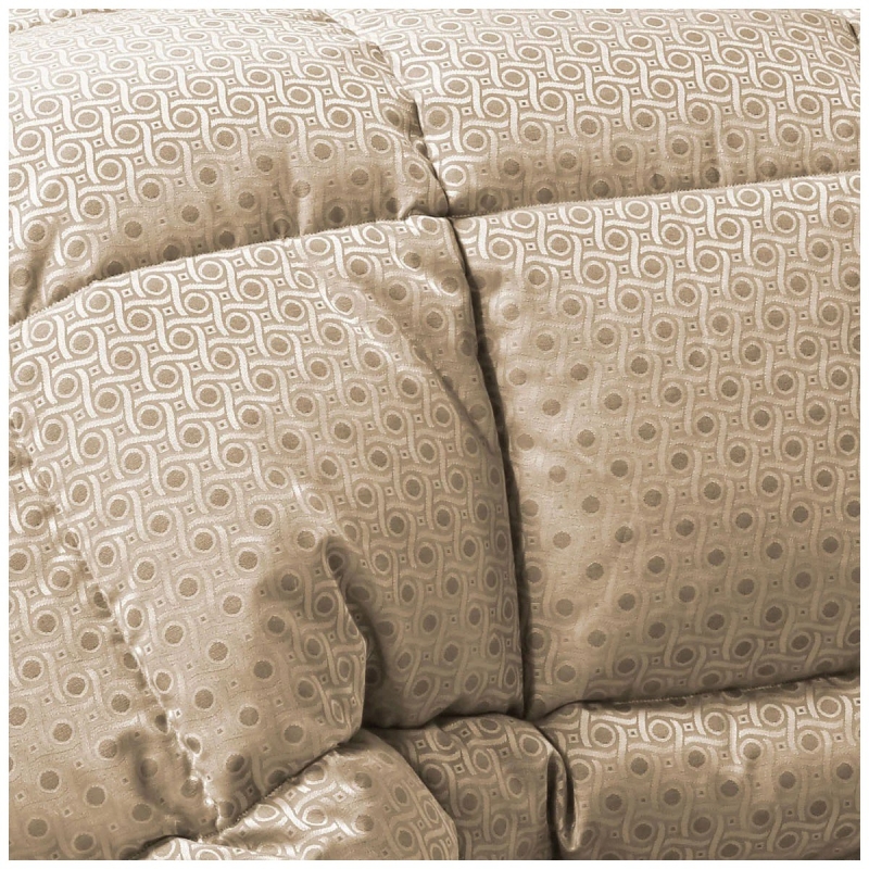 Canada - trapunta invernale in piuma d'oca e raso jacquard matrimoniale - Caleffi Home