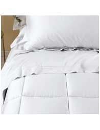 Dreaming - Trapunta invernale tinta unita in Raso di Cotone Matrimoniale - Caleffi