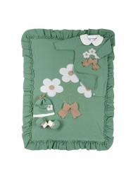 Newborn girl's first layette set in wool blend - Prime Emozioni 2121C