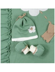 Newborn girl's first layette set in wool blend - Prime Emozioni 2121C