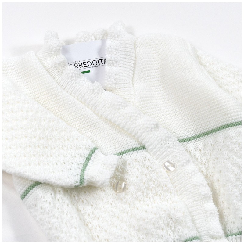 Crossed jacket for girl wool blend La... Crossed jacket for girl wool blend La...