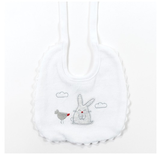 Bib in chenille embroidered AD9673B 2