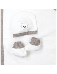 Newborn First Outing Wool Blend Layette Set Klaiadi KLDK126KC