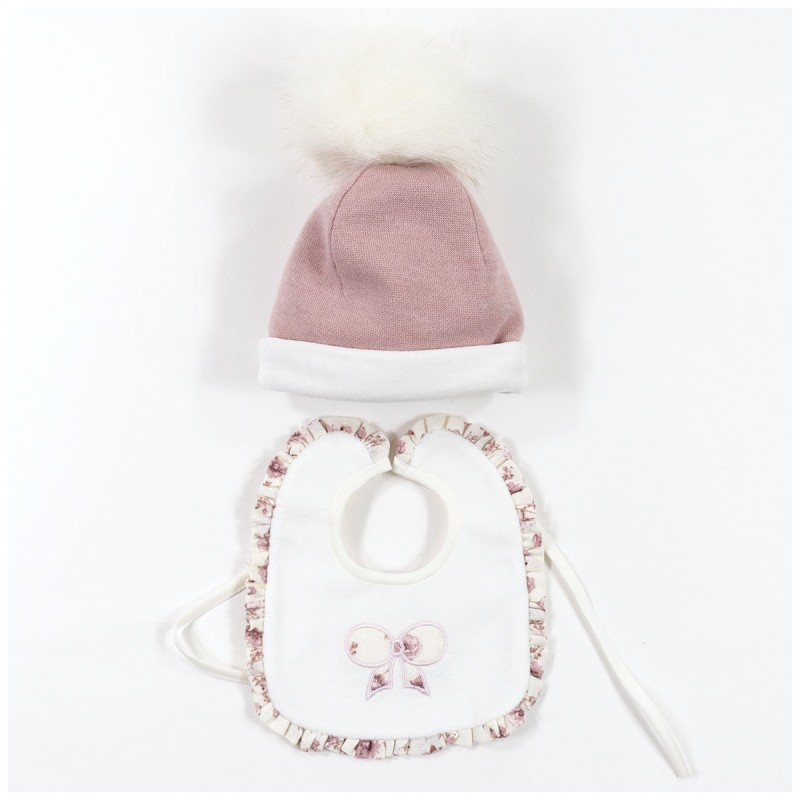 Set Cappellino con Bavetta innvernale - Teneri & Belli TR202