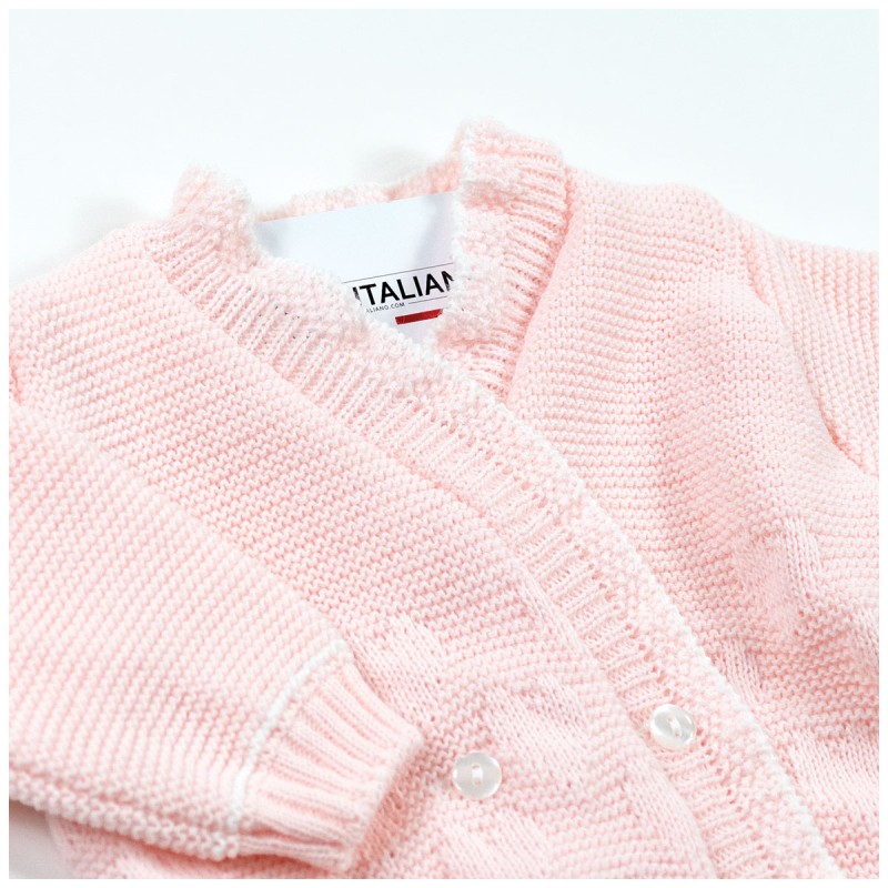 Giacchina incrociata per neonati... Giacchina incrociata per neonati...