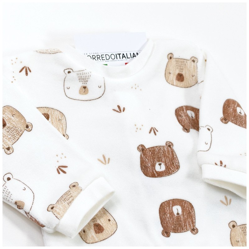 Baby onesie chenille Babybol | Corredoitaliano