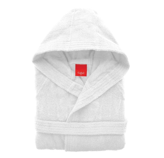 Viareggio - bathrobe with hood and side pockets - Gabel 2