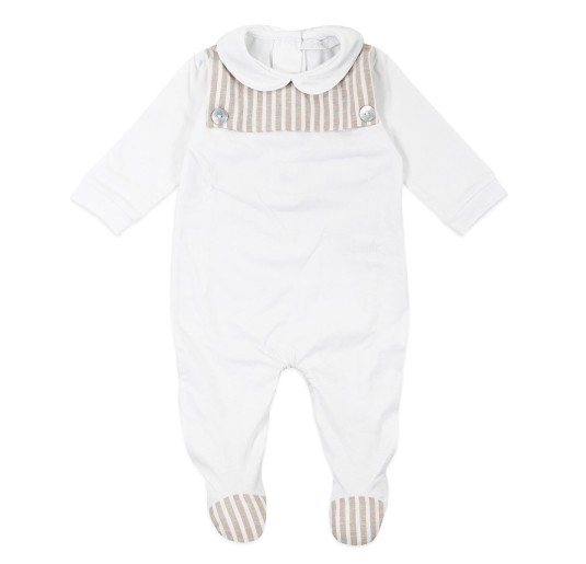 Tutina in cotone jersey con colletto - Coccode' C57004