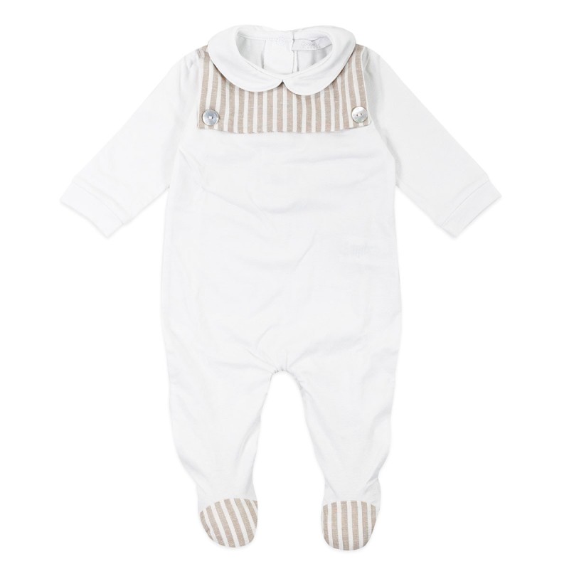 Tutina in cotone jersey con colletto - Coccode' C57004