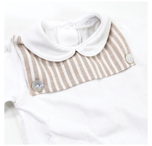 Tutina in cotone jersey con colletto - Coccode' C57004 2