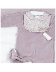 Set Corredino prima uscita Neonata ciniglia Le Chicche | Corredoitaliano