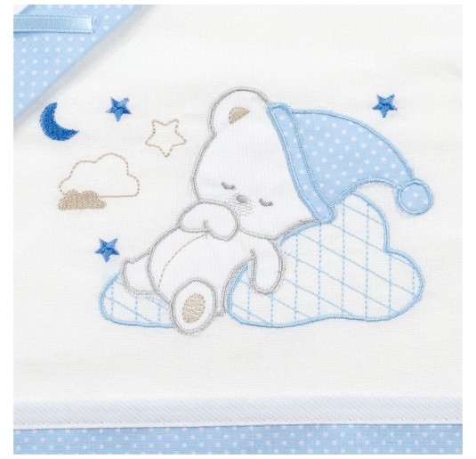 Cot bed sheet set flannel 3 pieces - Mio Piccolo FL966AZ 2