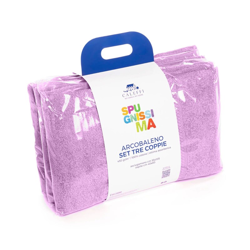 Arcobaleno - Set of 3 pairs of solid...