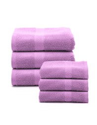 Arcobaleno - Set of 3 pairs of solid color terry towels - Caleffi Home