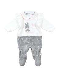 Tutina per neonata in ciniglia - Mio Piccolo TU388GR