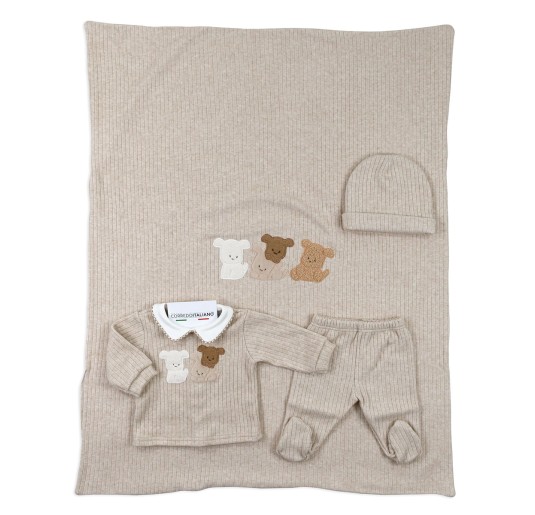 Newborn Winter Layette Set for First Outing – Le Chicche LCH7750A25