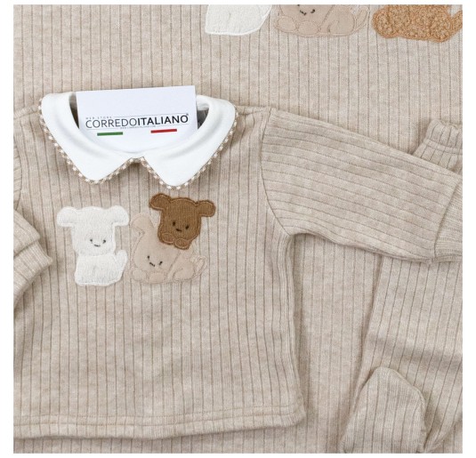 Newborn Winter Layette Set for First Outing – Le Chicche LCH7750A25 2