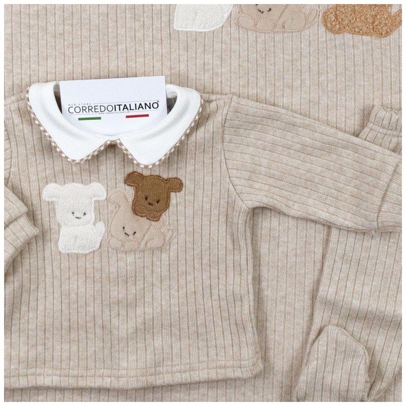 Set Corredino Invernale Neonato prima uscita - Le Chicche LCH7750A25