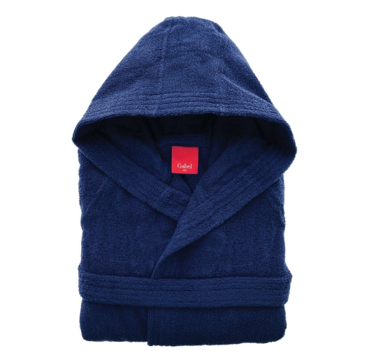 Viareggio - bathrobe with hood and side pockets - Gabel 2