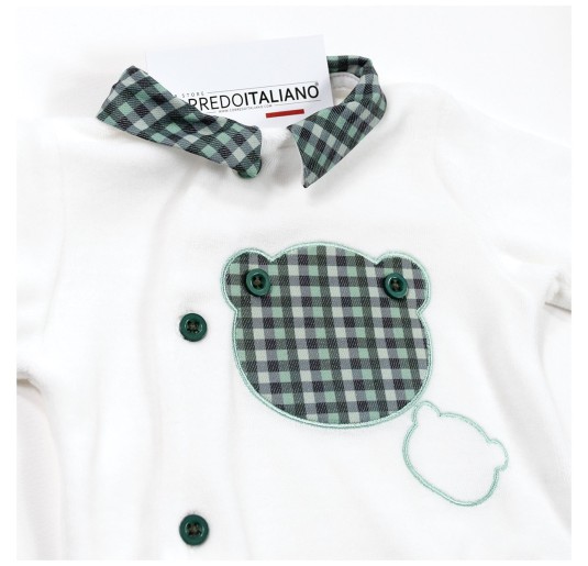 Tutina in ciniglia ricamata Les Jolies LJ3445VV 2
