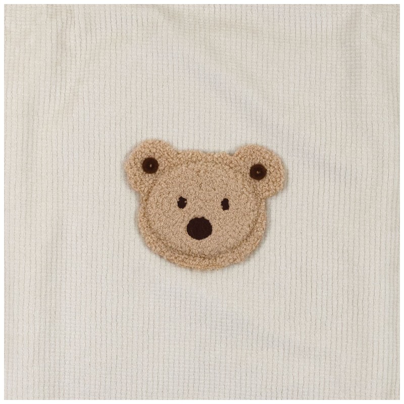 Chenille Blanket for Crib with Bear – Le Chicche | Corredoitaliano®