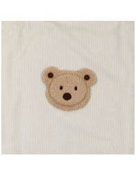 Chenille Blanket for Crib with Bear – Le Chicche | Corredoitaliano®