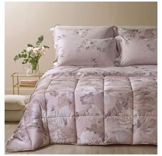 Rosa Alba - Winter Double Bed Quilt - Caleffi Home