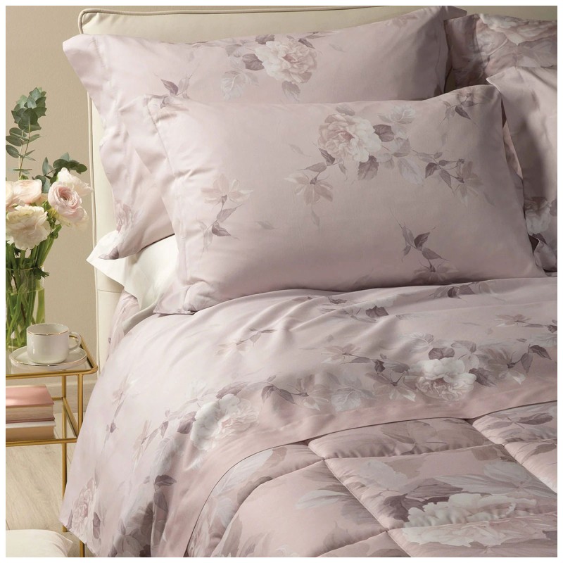 Rosa Alba - Winter Double Bed Quilt - Caleffi