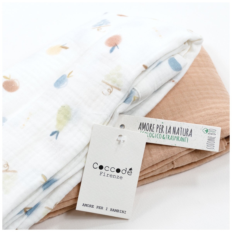 Cotton muslin squares - Coccode' Firenze