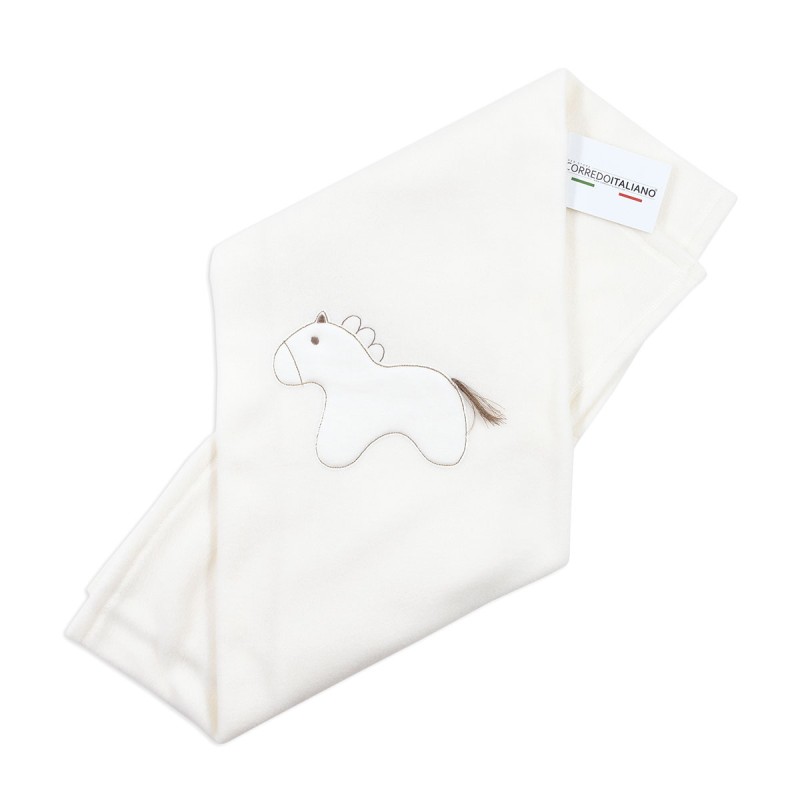 Little Horse - Fleece blanket for cradle pram - Coccode' Firenze C62452