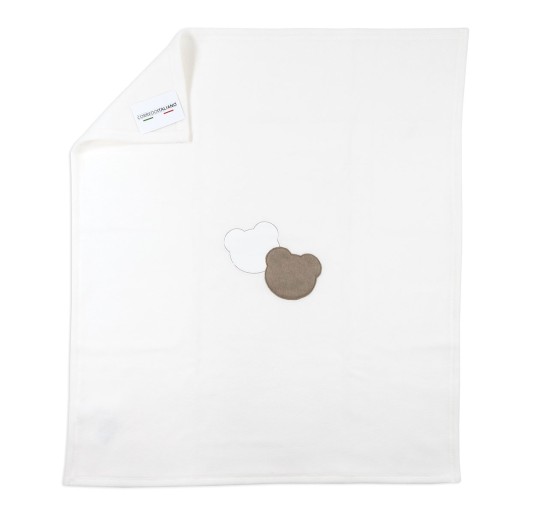 Bears - Fleece blanket for cradle pram - Coccode' Firenze C62452B 2
