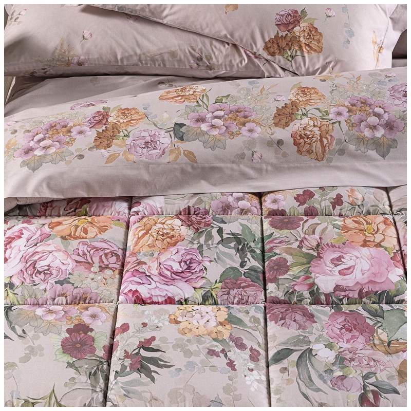 Ikebana - trapunta invernale puro cotone matrimoniale -  Caleffi Home